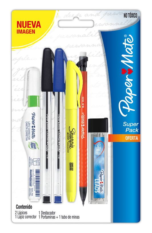 Bl. Pack PAPER MATE PACK Universitario Paper Mate Nacional Librería