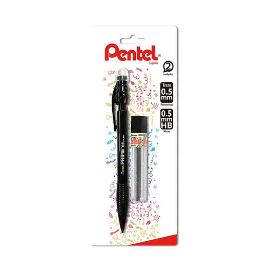 Blister Portaminas 0,5mm. + Minas Pentel Pentel Nacional Librería