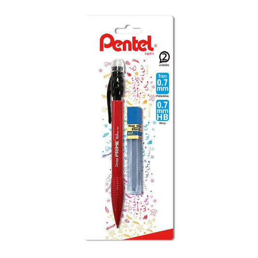 Blíster Portaminas 0,7mm. + Minas Pentel Pentel Nacional Librería