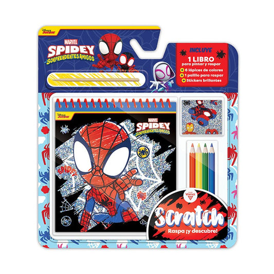 BLISTER SCRATCH SPIDEY & FRIENDS Vertice Nacional Librería
