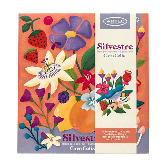 Block para colorear Silvestre Artel Nacional Librería