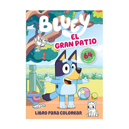 BLUEY 2 EL GRAN PATIO LIBRO COLOREAR Penguin Random House Nacional Librería