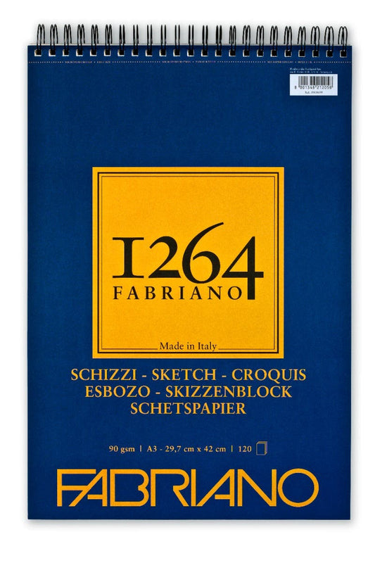 Croquera 1264 Sketch 90G A3 120hjs Esp Fabriano Nacional Librería