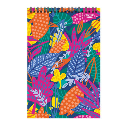 CROQUERA ARTEL 80 HOJAS DISEÑO FLORAL Artel Nacional Librería