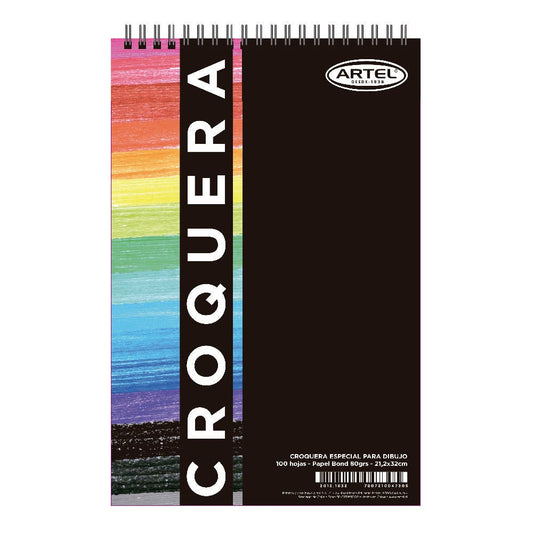 Croquera Bond 21x32cm ArtelColor Artel Nacional Librería