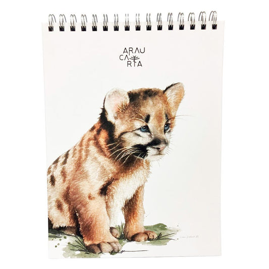 Croquera Car. 21,2x28cm Puma Araucaria Artel Nacional Librería