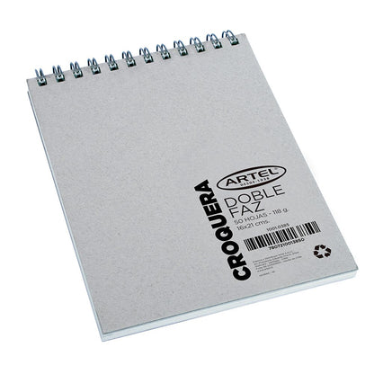 Croquera Dob Faz Espi 50 h 16x21 Artel Nacional Librería