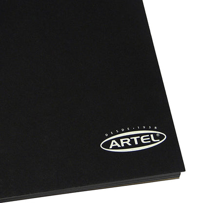 Croquera negra hoja NEGRA 50hjs 16x21 Artel Nacional Librería