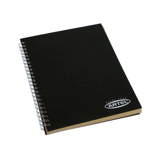 Croquera tapa negra KRAFT 50hjs 16X21 Artel Nacional Librería
