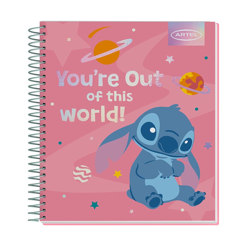 CUA BOOK 120 HJ. STITCH PASTEL Artel Nacional Librería