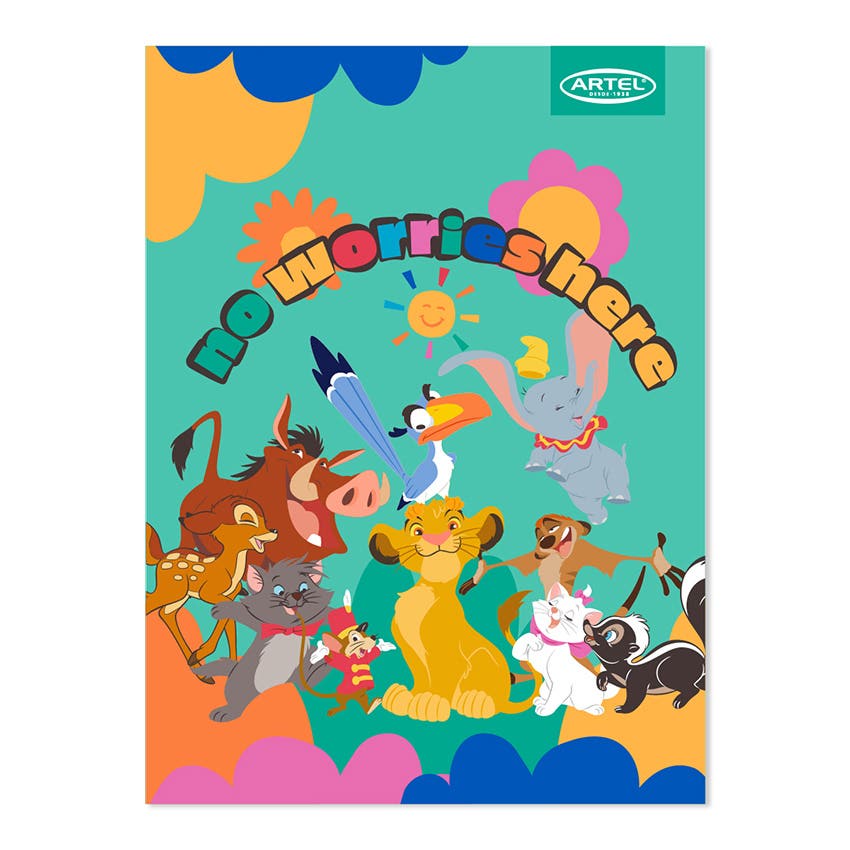 CUAD COLLEGE 100 HJ. CLÁSICOS DISNEY Artel Nacional Librería