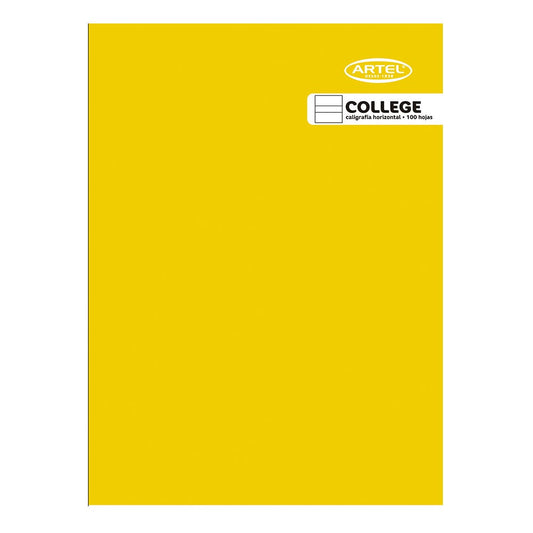 Cuad. College Caligrafia Horiz. 100 hj. Artel Nacional Librería