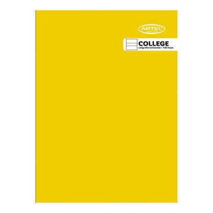 Cuad. College Caligrafia Horiz. 100 hj. Artel Nacional Librería