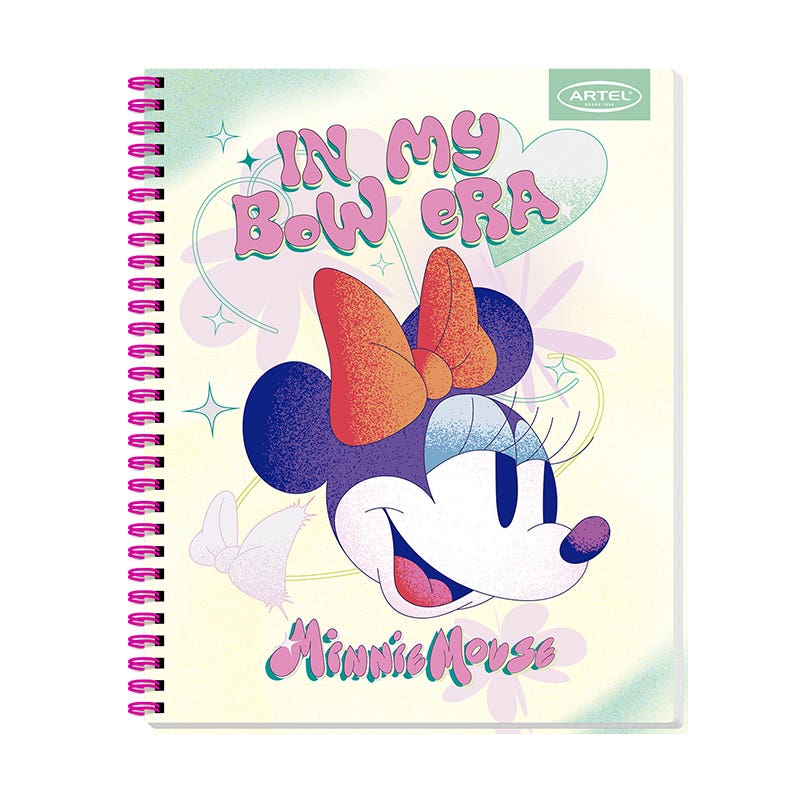 CUAD. UNIV 100H 7MM MINNIE BOW Artel Nacional Librería