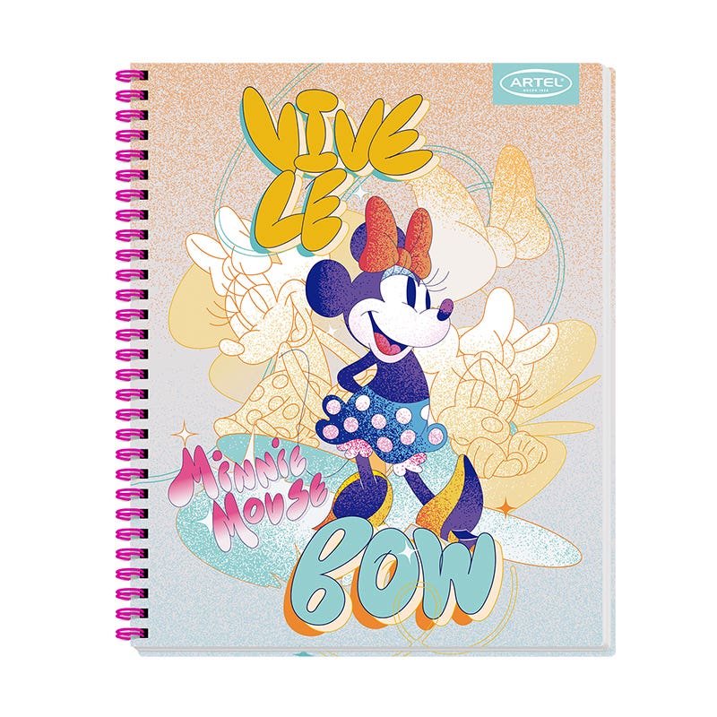 CUAD. UNIV 100H 7MM MINNIE BOW Artel Nacional Librería
