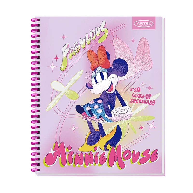 CUAD. UNIV 100H 7MM MINNIE BOW Artel Nacional Librería