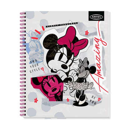 CUAD UNIV 100H 7MM MINNIE COLLAGE Artel Nacional Librería