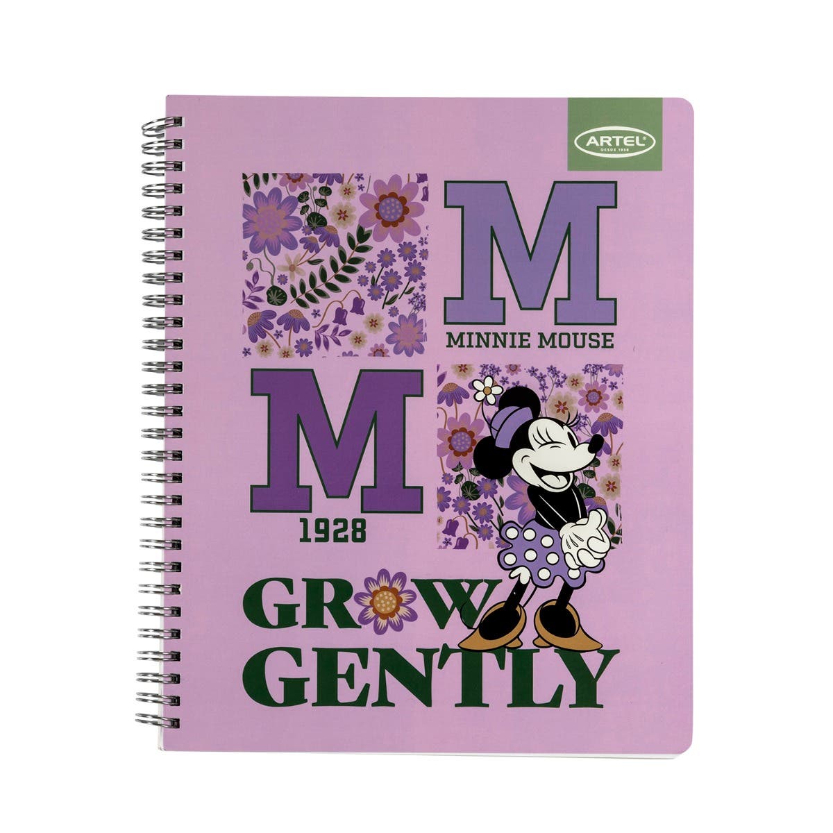 CUAD UNIV 100H 7MM MINNIE SPRING Artel Nacional Librería