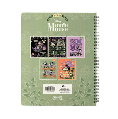 CUAD UNIV 100H 7MM MINNIE SPRING Artel Nacional Librería