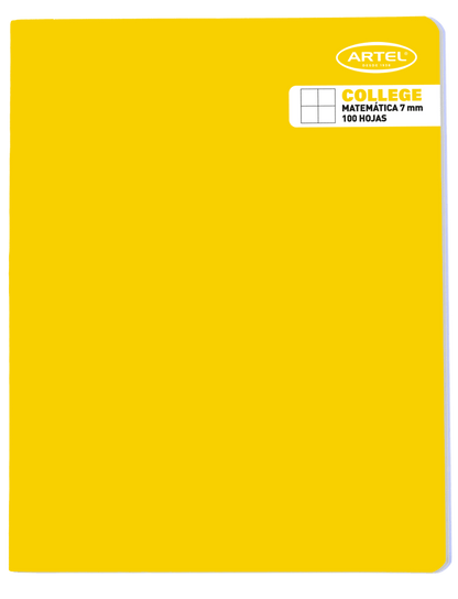 CUADERNO COLLEGE 100 HJ 7 MM (Rj, Am, Vr Artel Nacional Librería