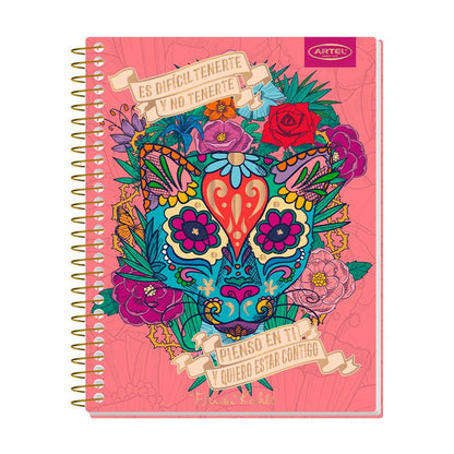 CUADERNO ESPECIAL 150 HOJAS 7MM FRIDA KAHLO ARTEL     Artel Importado Nacional Librería