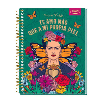 CUADERNO ESPECIAL 150 HOJAS 7MM FRIDA KAHLO ARTEL     Artel Importado Nacional Librería