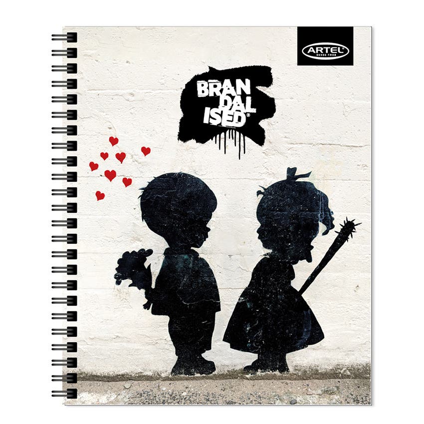 Cuaderno UNIV. 100 HJ Brandalised Artel Nacional Librería