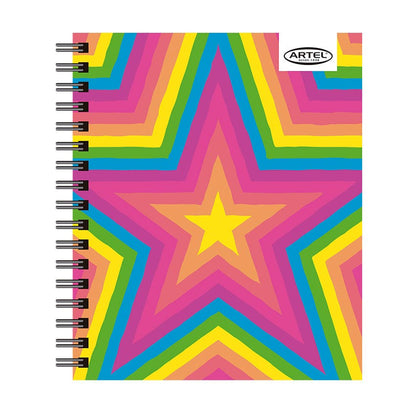 CUUA BOOK 120HJ ARCOIRIS FLUOR ARTEL Artel Nacional Librería