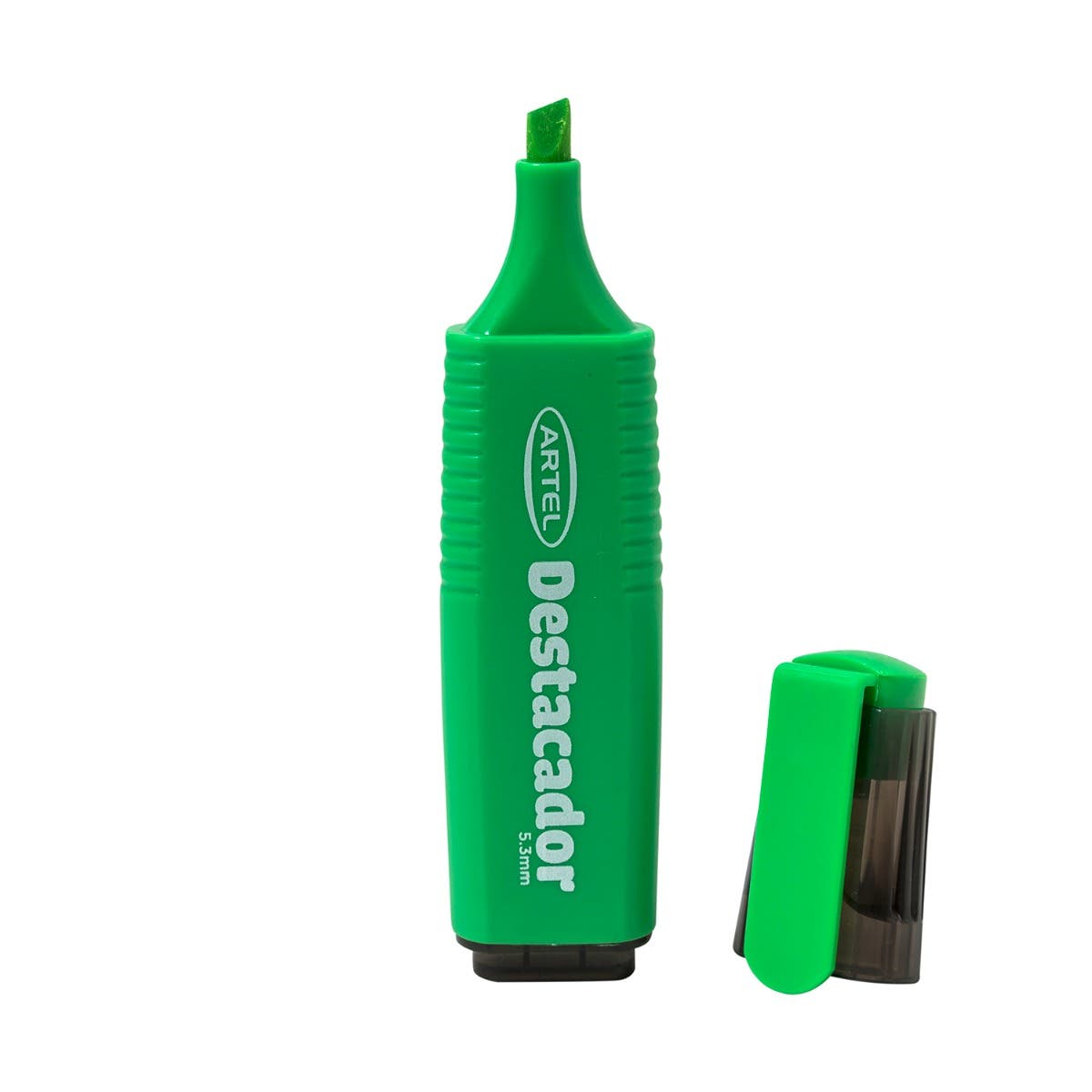 Destacador Artel Verde biselado 5,3mm Artel Nacional Librería