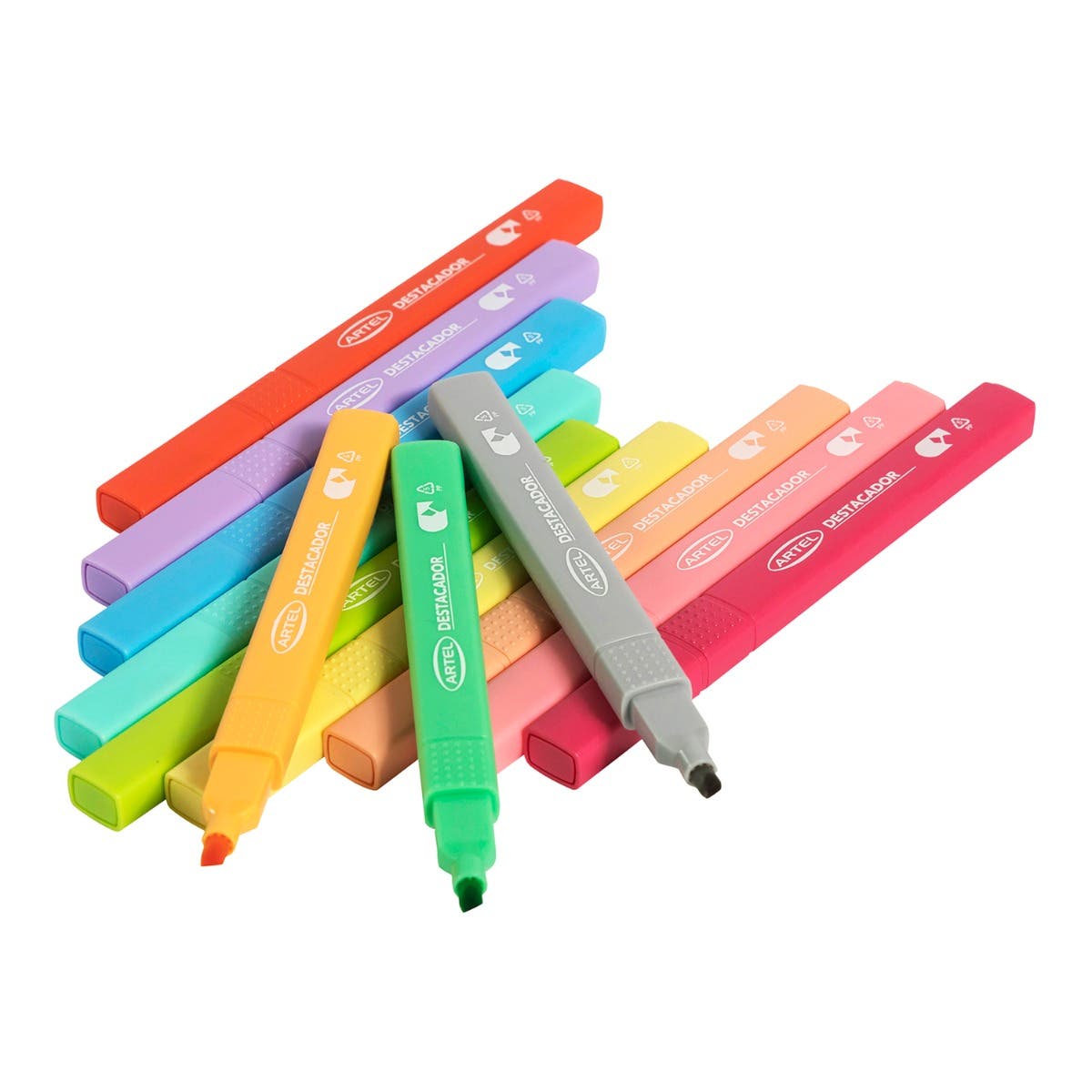 Destacador Pastel x 12 und Artel Artel Nacional Librería