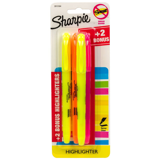 Destacador Sharpie Pocket x 4und Sharpie Nacional Librería