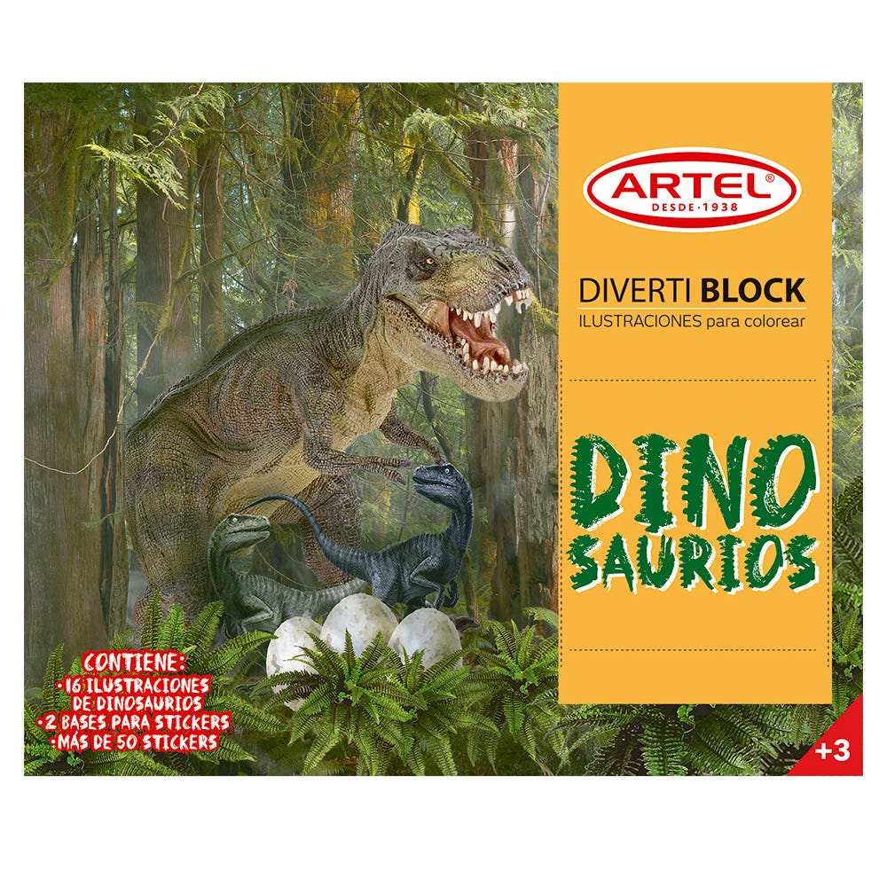 Divertiblock Dinosaurios Artel Nacional Librería
