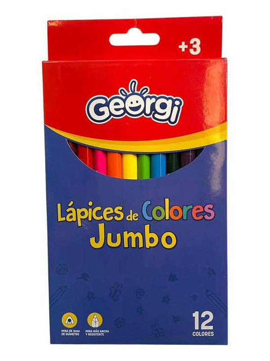 Est. 12 láp. Col. Largo Jumbo Georgi Artel Nacional Librería