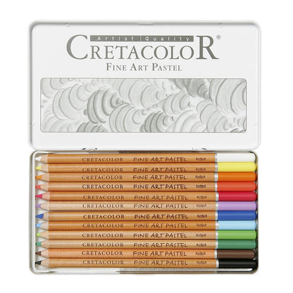 Est 12 lapiz pastel Cretacolor cj met Cretacolor Nacional Librería