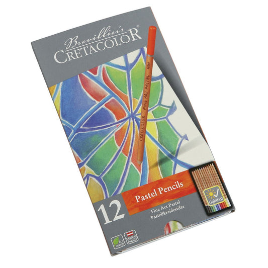 Est 12 lapiz pastel Cretacolor cj met Cretacolor Nacional Librería