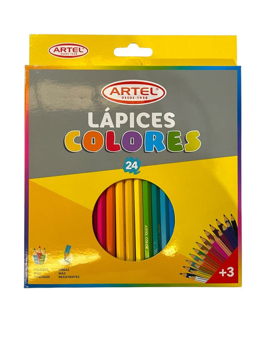 Est 24 Lapiz Color Artel Largos Artel Nacional Librería