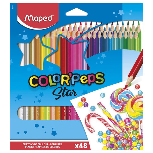 Est. Lapiz de color Maped X 48 colores Maped Nacional Librería