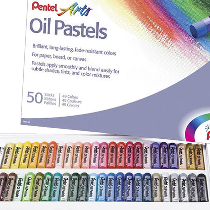 Est Pasteles Pentel 50 Col Pentel Nacional Librería