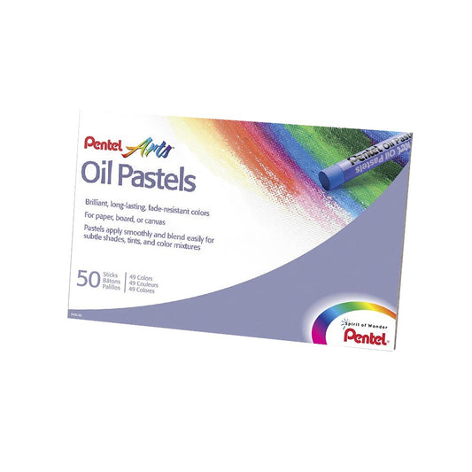 Est Pasteles Pentel 50 Col Pentel Nacional Librería