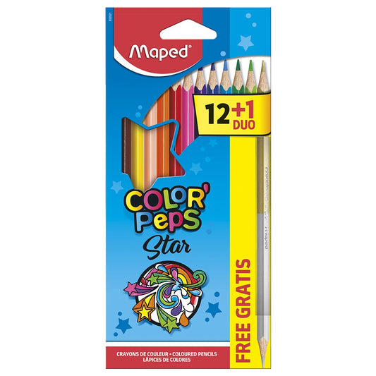 Est.lapiz Maped + 1 duo oro/plata Maped Nacional Librería