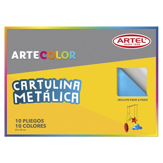 Estuche Artecolor Cartulina Metálica Artel Artel Nacional Librería