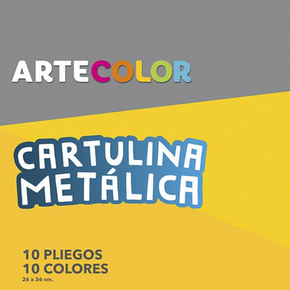 Estuche Artecolor Cartulina Metálica Artel Artel Nacional Librería