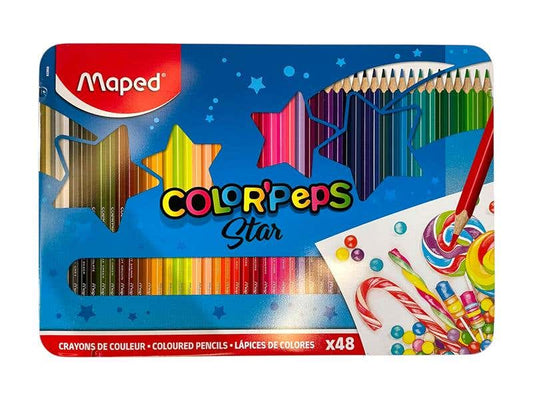 Estuche Metal Lapiz Maped x 48 col Maped Nacional Librería