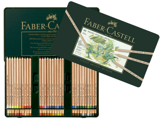 Estuche Pastell Pencil Pitt 60 col. Faber Castell Nacional Librería
