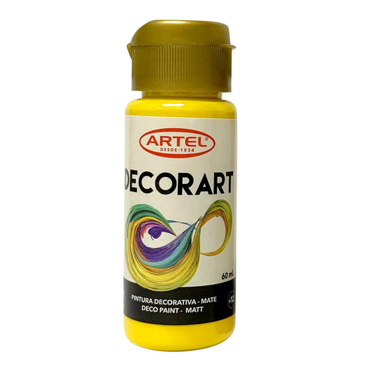 Fco 60ml Decorart Amarillo claro 75 Artel Nacional Librería