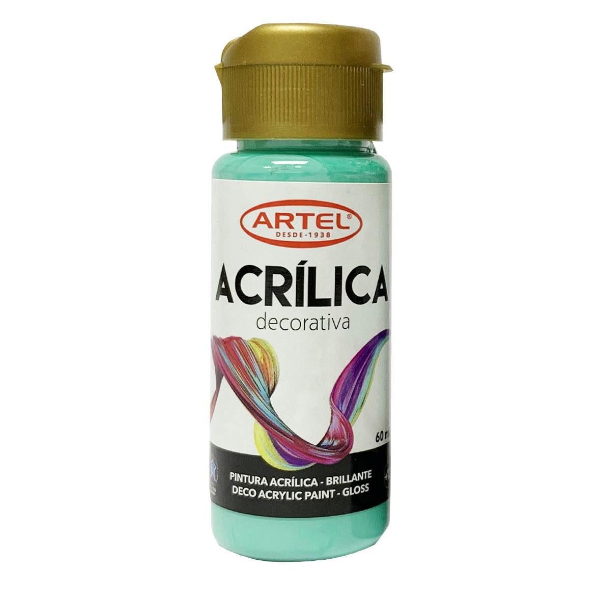 Fco 60ml Pin Acril Deco Turquesa 503 Artel Nacional Librería