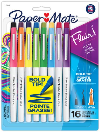 FLAIR BOLD PTA GRUESA 1.2 TJX16 P MATE Paper Mate Nacional Librería