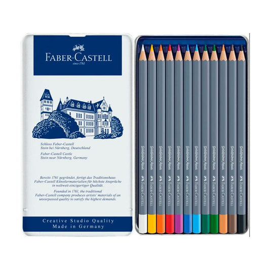 Goldfaber Lapices Acuarelable lata 12 Faber Castell Nacional Librería
