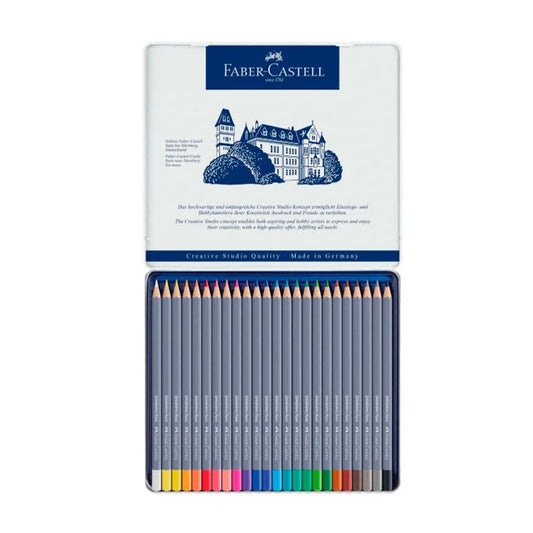 Goldfaber Lapices Acuarelable lata 24 Faber Castell Nacional Librería