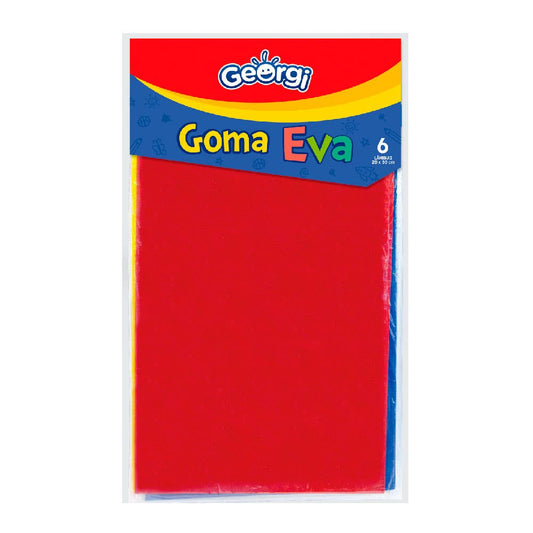 Goma Eva 20x30cm. Georgi Artel Nacional Librería